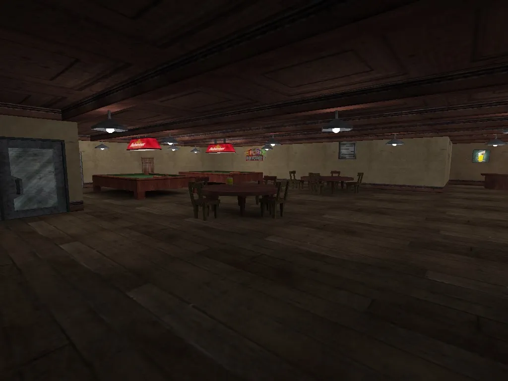 Скриншот de_bar карта для CS 1.6: баланс сторон, точки, .nav для ботов и оптимизация wpoly/epoly