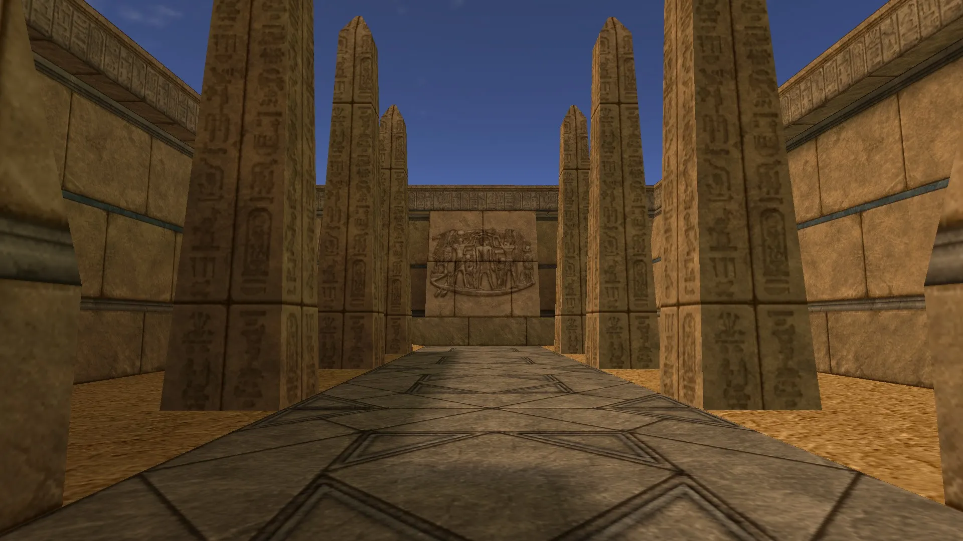 Скриншот Карта de_ramses для CS 1.6 – Тактические возможности и оптимизация