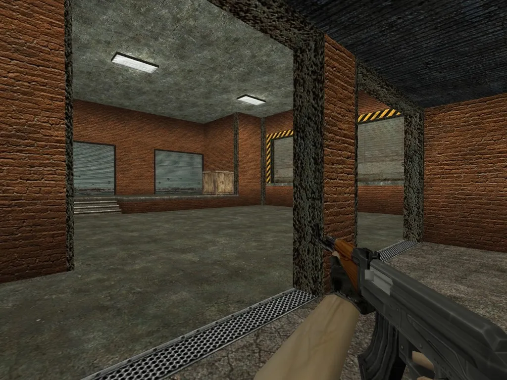 Скриншот  Карта de_fence для CS 1.6: баланс сторон, точки, .nav для ботов и оптимизация wpoly/epoly