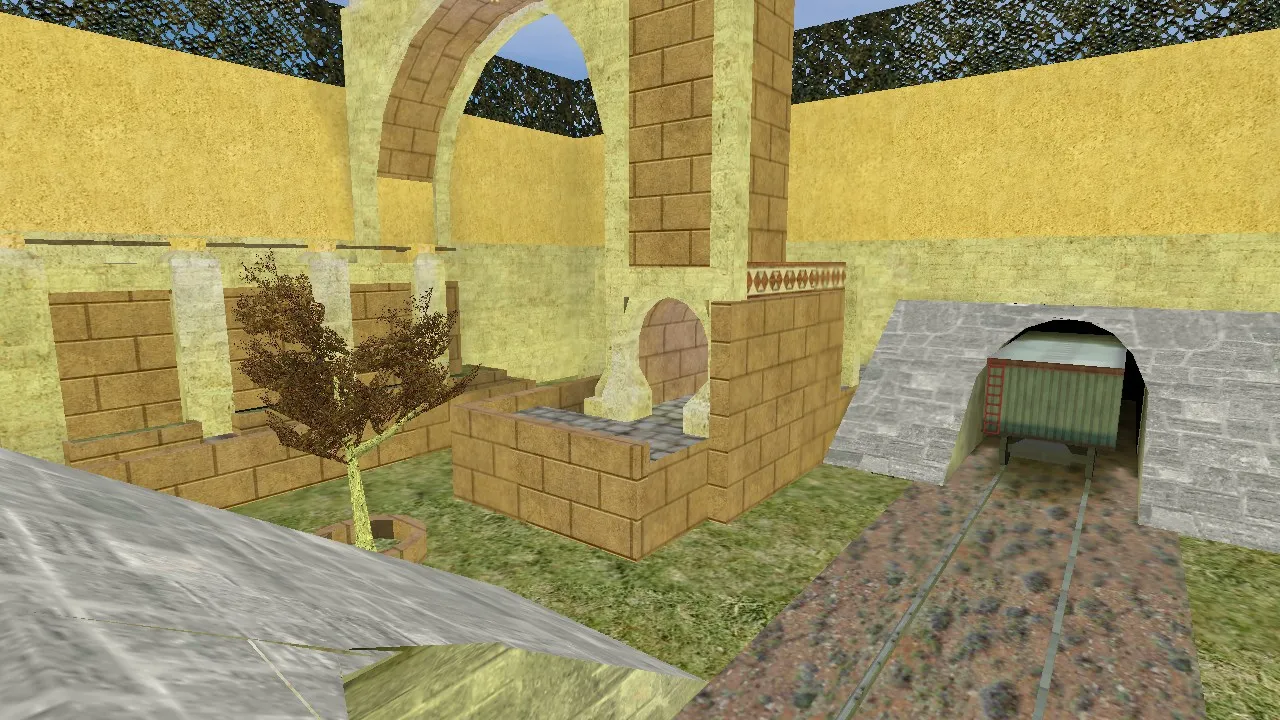 Скриншот Карта de_tipsi для CS 1.6 - Тактические особенности и оптимизация