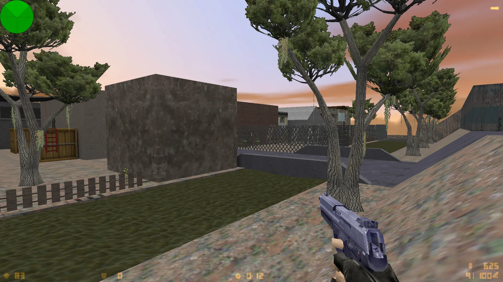 Скриншот  de_dissolve для CS 1.6: обзор карты, точки, тактика CT/T, боты .nav и настройка под FPS