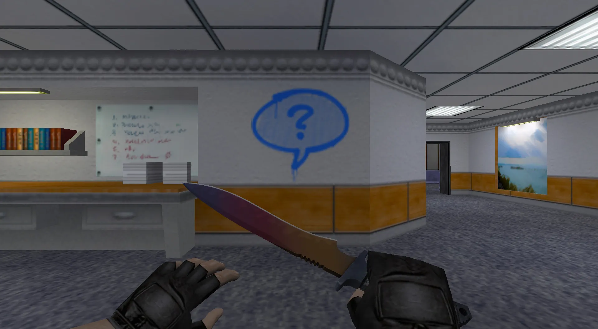 Скриншот Граффити «Немой вопрос» для CS 1.6 - скачать и установить