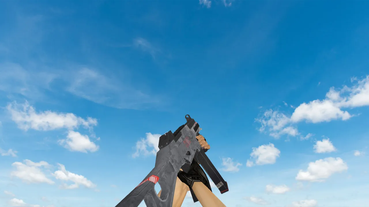 Скриншот Модель UMP-45 Dystopia для CS 1.6 - Качество и точность