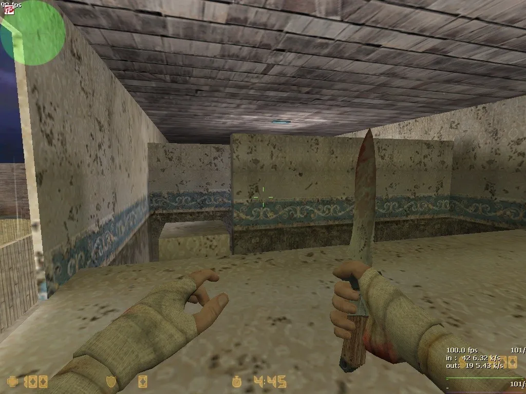 Скриншот  deathrun_virtualstrike для CS 1.6: тактики, точки, .nav и оптимизация карты