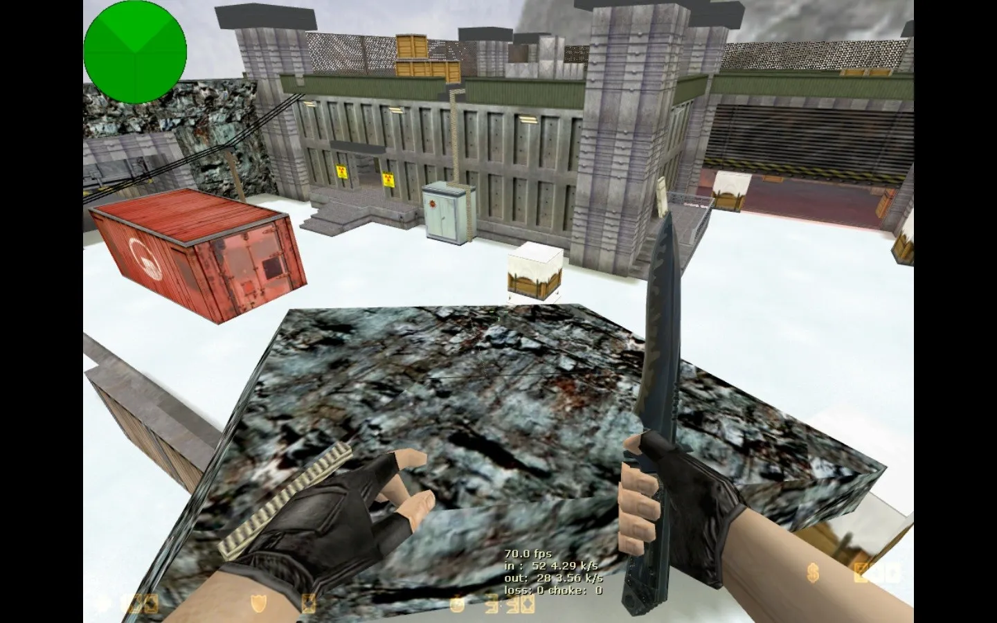 Скриншот de_clanfal_assault для CS 1.6: тактика за CT и T, точки, .nav, оптимизация wpoly/epoly и настройка для стабильного коннекта