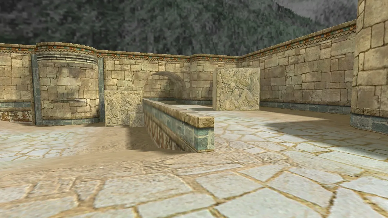 Скриншот  Карта de_facetown для CS 1.6: точки, маршруты, .nav для ботов и оптимизация wpoly/epoly