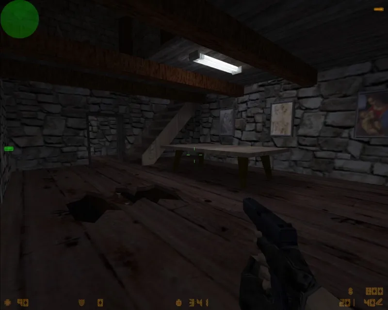 Скриншот  de_burg карта для CS 1.6: точки, мид, позиции, боты .nav, оптимизация wpoly/epoly