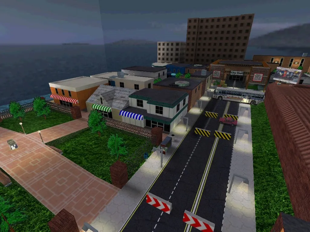 Скриншот Карта counterstrike_town для CS 1.6: баланс сторон, точки, .nav и оптимизация