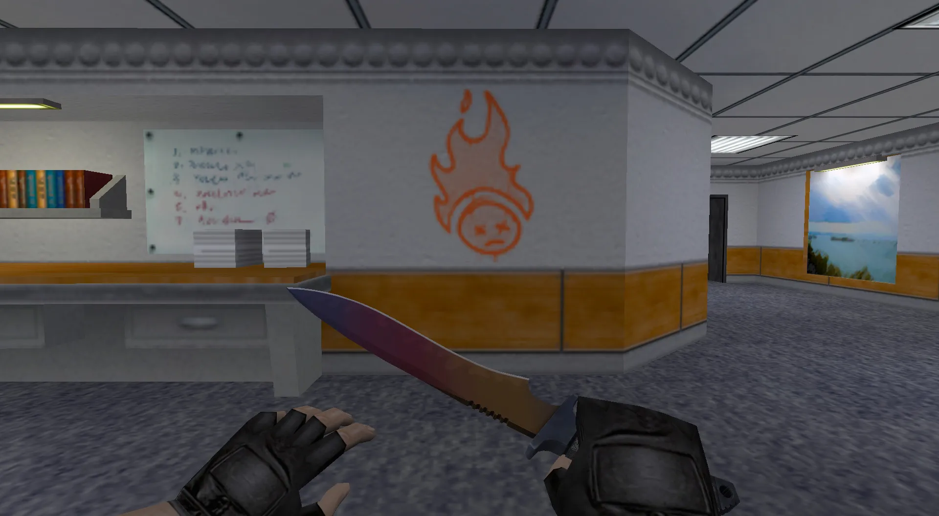 Скриншот Граффити «Поджаренный» для CS 1.6 - Эффектный стиль для вашего игрового процесса