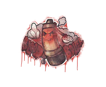 Скриншот  Граффити «Кровожадный бойлер» для CS 1.6 - Уникальный стиль