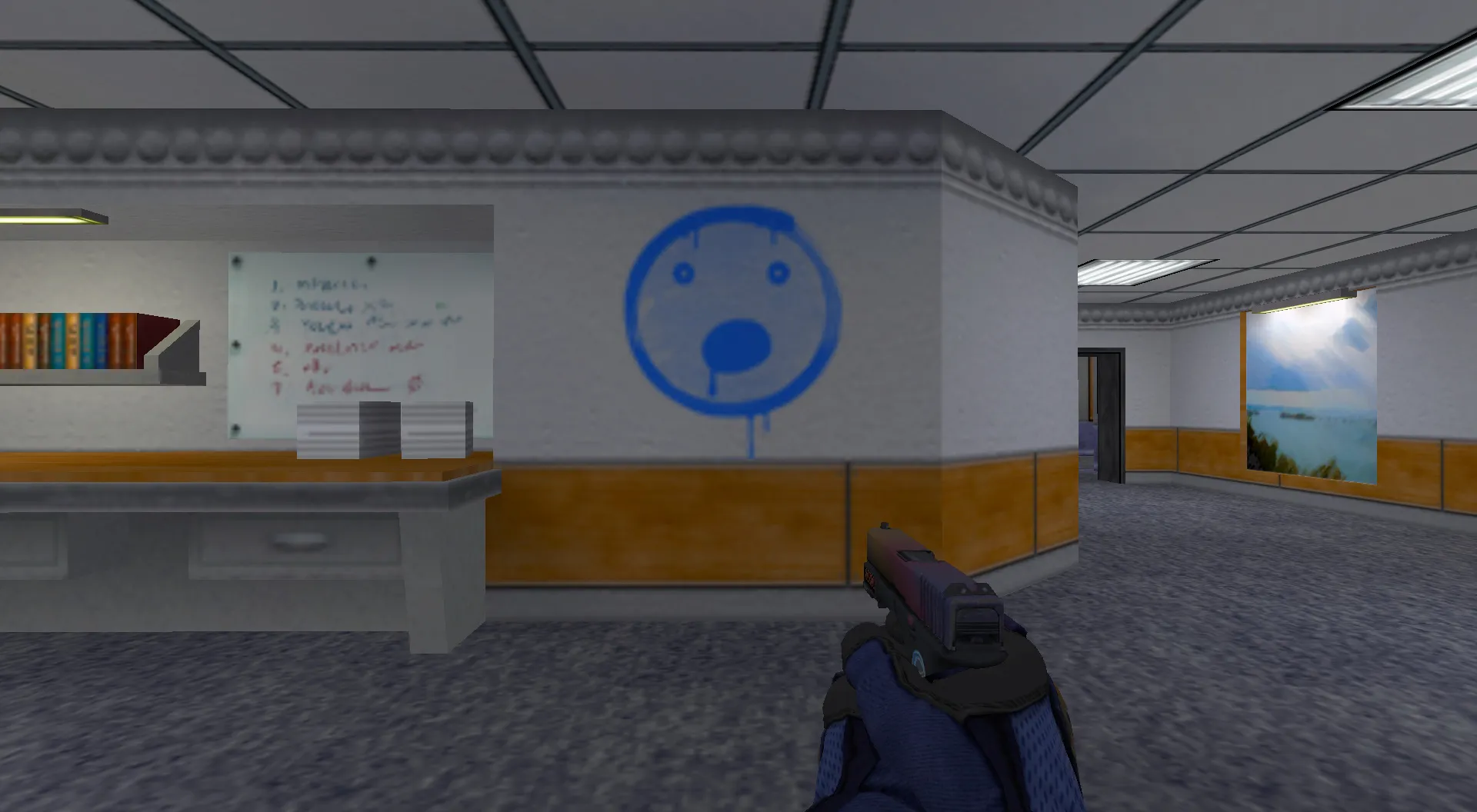 Скриншот Граффити «Нет слов» для CS 1.6 - Уникальные скины из CS:GO