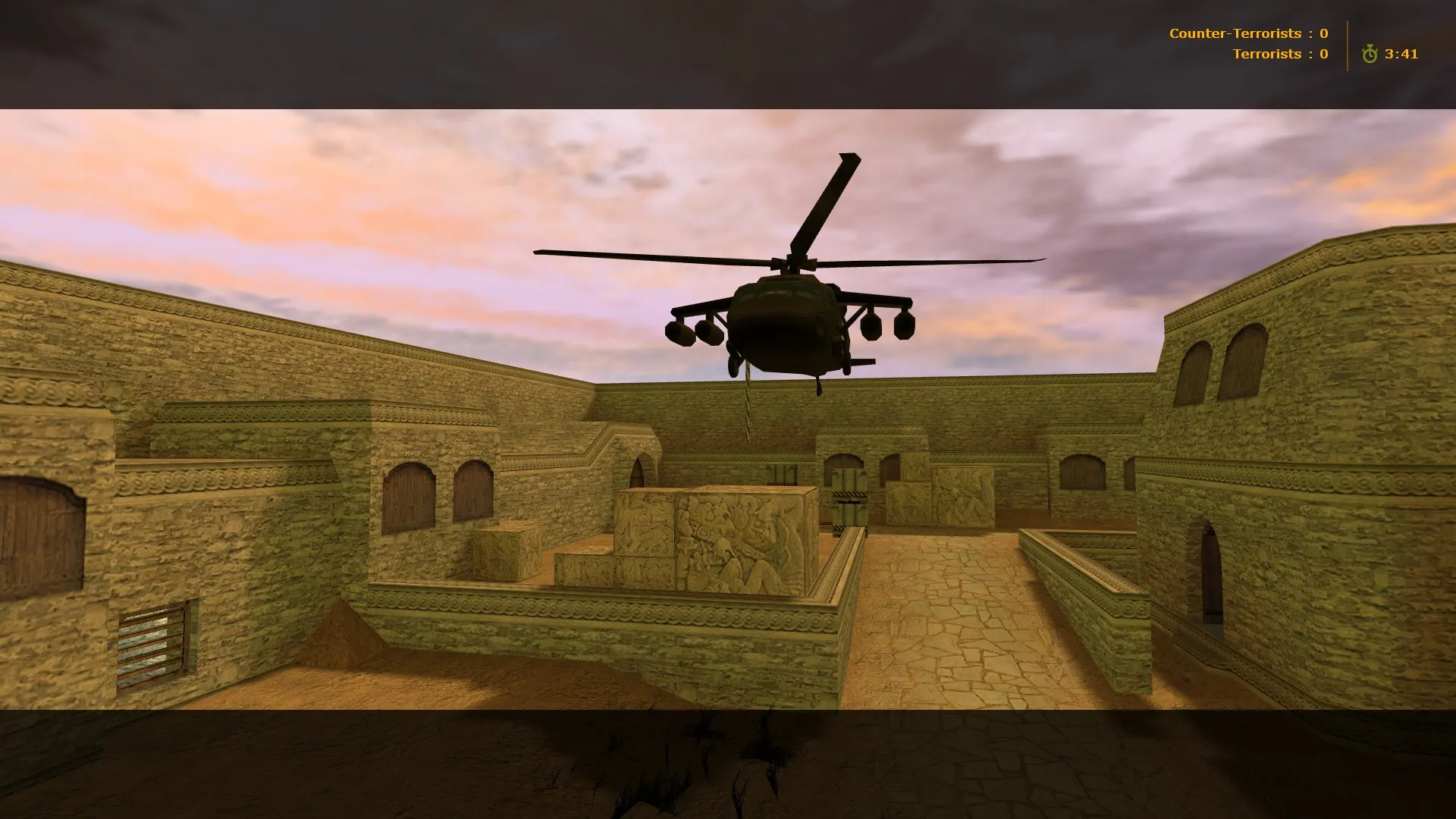 Скриншот  Карта de_dustaz для CS 1.6: точки, маршруты, .nav для ботов и оптимизация wpoly/epoly