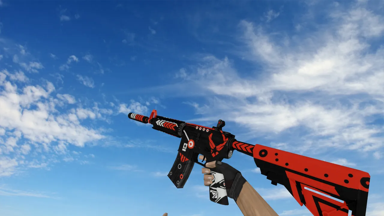 Скриншот Модель «M4A4 Alliance v2» для CS 1.6: v_/p_/w_ файлы, звук, анимация осмотра и текстуры