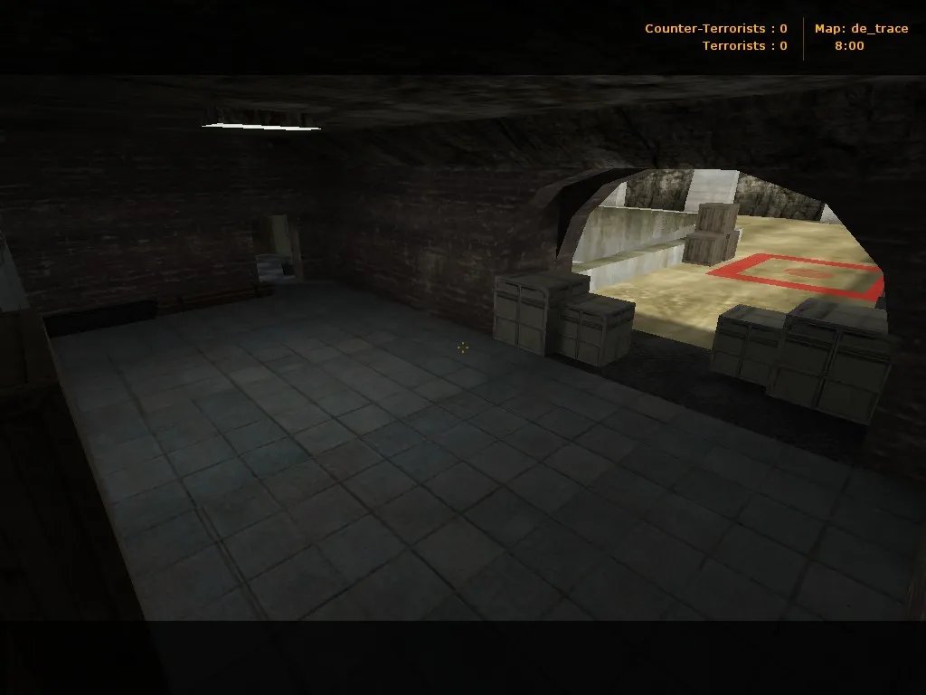 Скриншот  Карта de_trace для CS 1.6: тактики, баланс и оптимизация