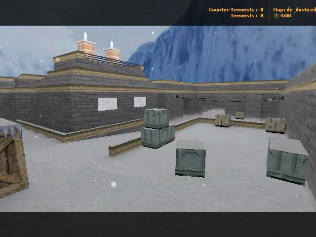 Скриншот Карта de_dusticed для CS 1.6: тактика за Т и КТ, точки, .nav для ботов и оптимизация