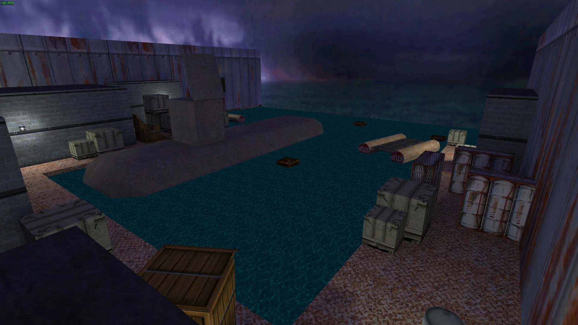 Скриншот  Карта de_submarine_dock для CS 1.6 - Тактические возможности и баланс