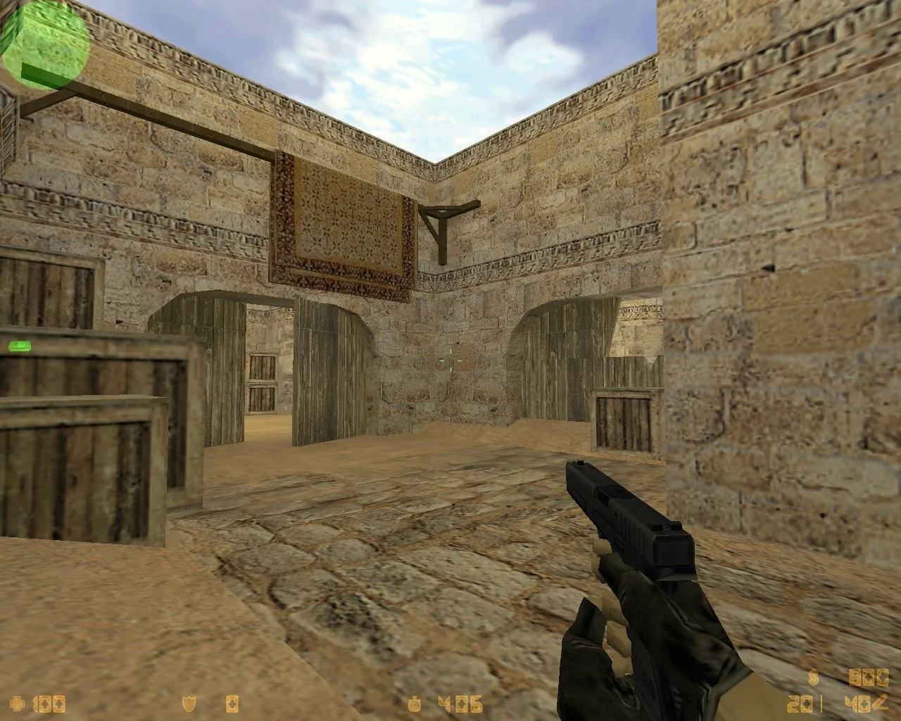 Скриншот  de_freedomp_dust — DE карта для CS 1.6: баланс сторон, точки, .nav и оптимизация wpoly/epoly