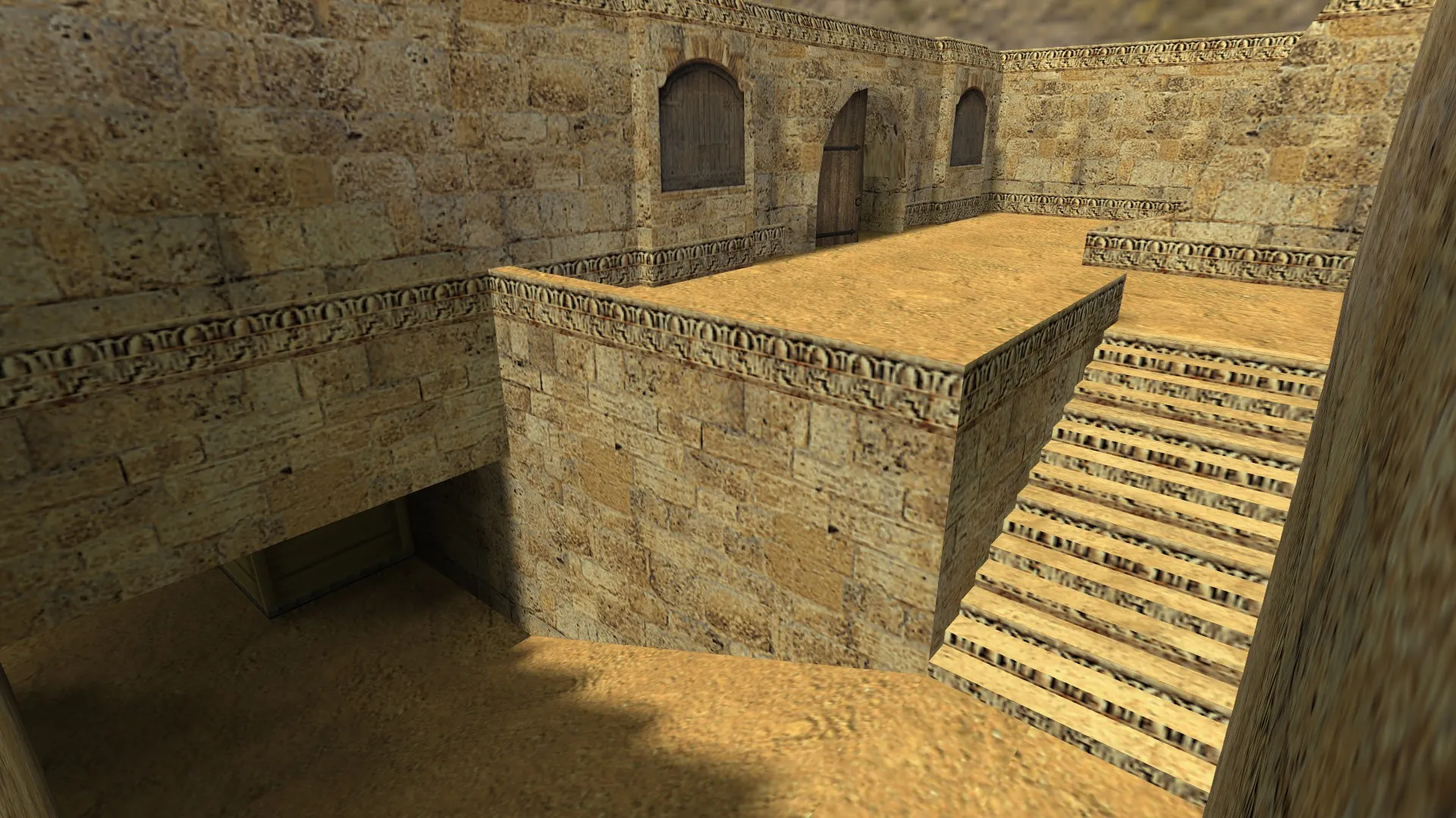 Скриншот  de_2storydust для CS 1.6: обзор карты, тактика сторон, оптимизация и .nav для ботов