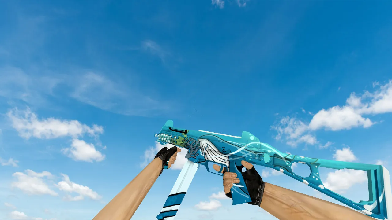 Скриншот Модель «UMP-45 Sealife» для CS 1.6 - Качество и Уникальность