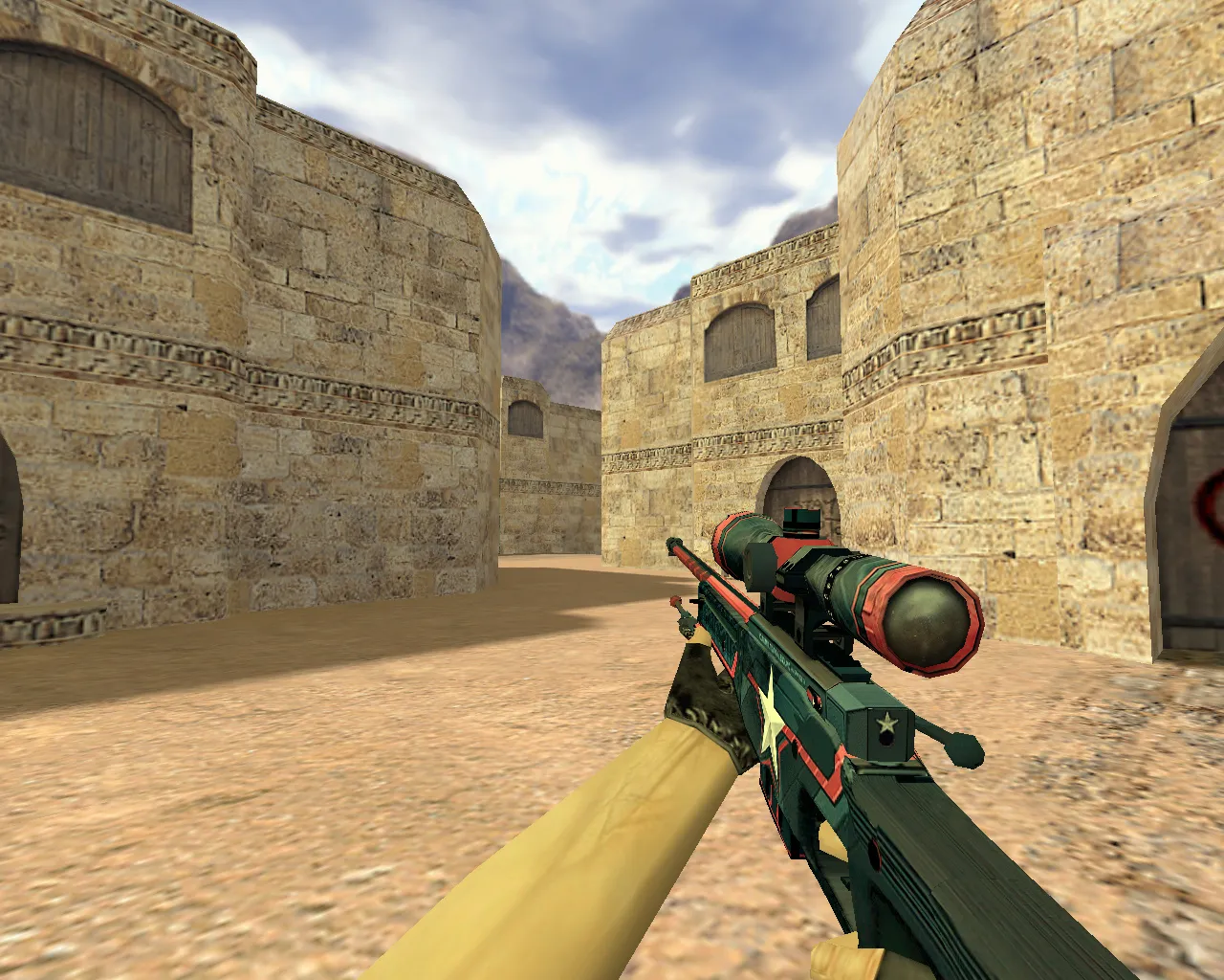 Скриншот Модель «AWP Капитан удар» для CS 1.6: Качество и детализация