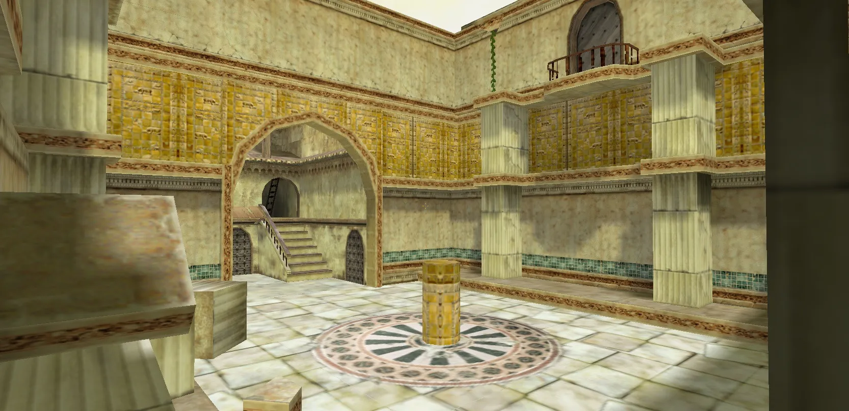 Скриншот  Карта de_troy для CS 1.6: Тактики и детали