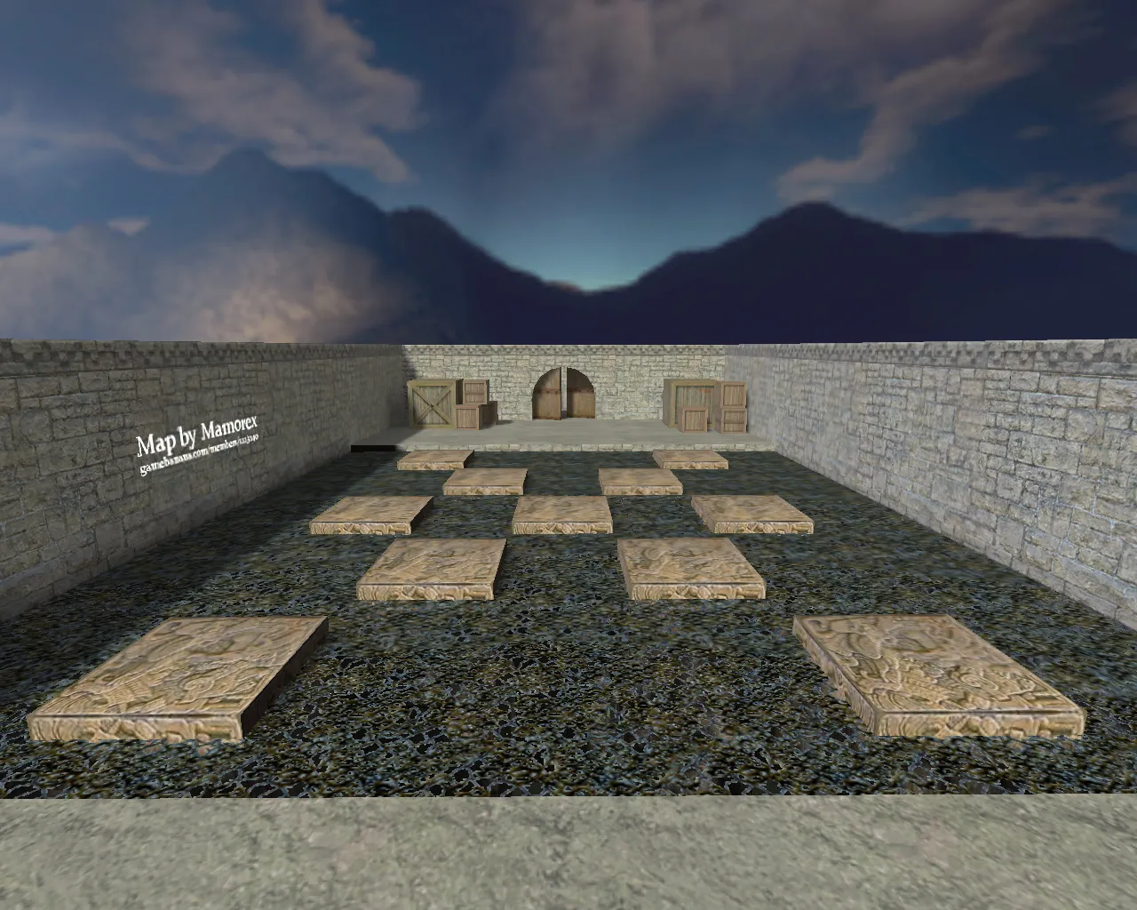 Скриншот  Карта 35hp_mayan для CS 1.6: ножевой режим, точки, обходы, .nav и оптимизация wpoly/epoly