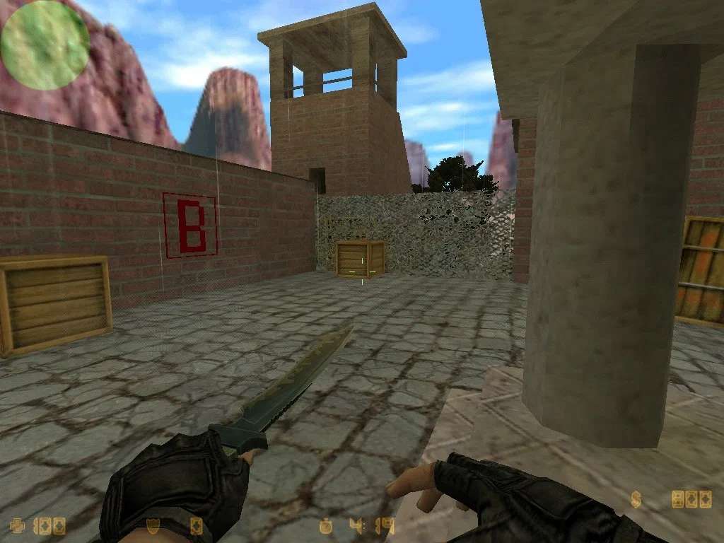 Скриншот de_1337village для CS 1.6: тактика, точки, .nav для ботов и оптимизация карты