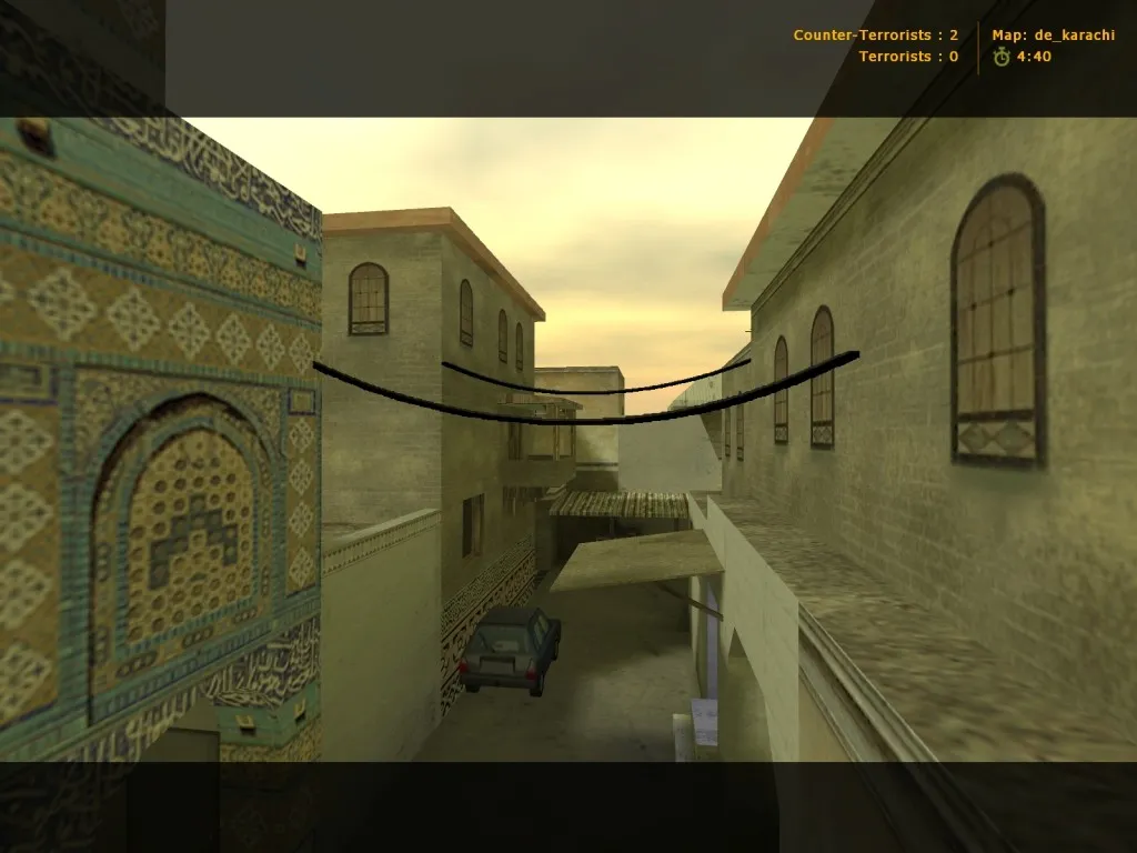 Скриншот  Карта de_karachi для Counter-Strike 1.6: Обзор и Тактики