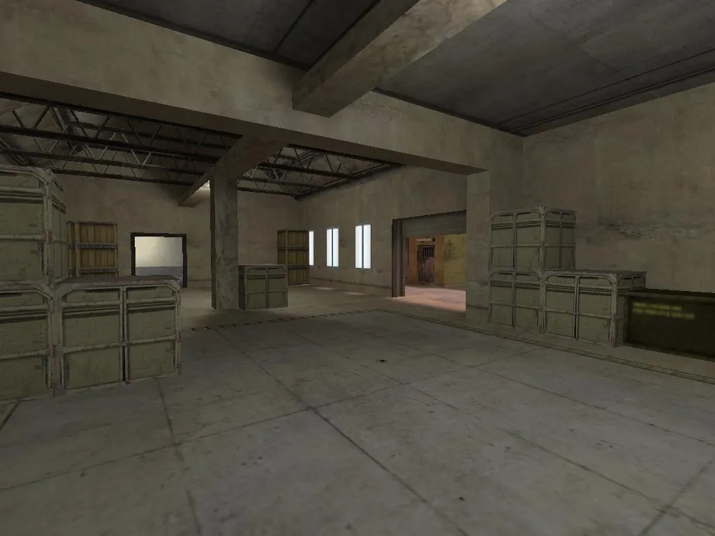 Скриншот  Карта «de_sweat» для CS 1.6: тактика и особенности