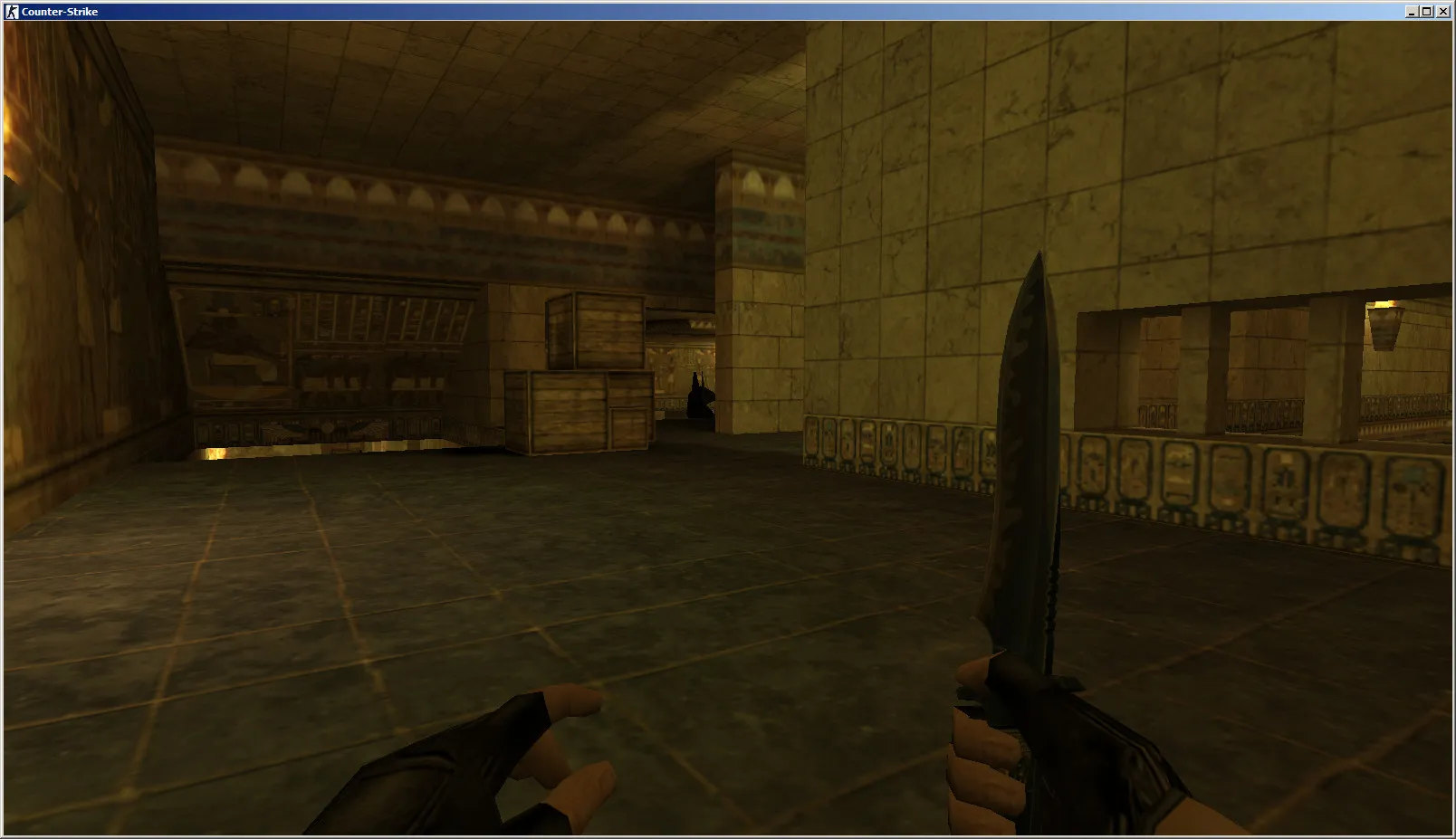 Скриншот  Карта de_amun_beta для CS 1.6: точки, ротации, .nav для ботов и настройка под стабильный FPS