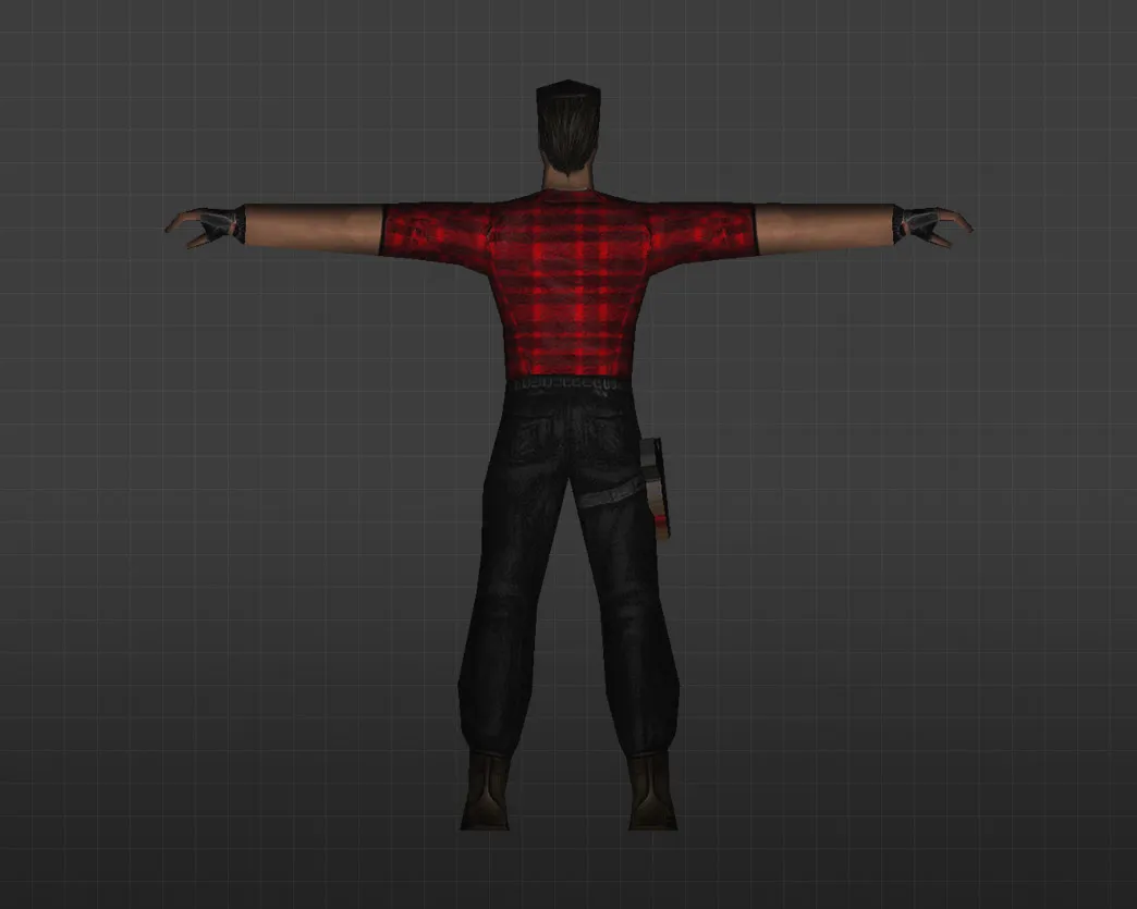 Скриншот Модель «Человек простой» для CS 1.6: уникальный скин для игроков