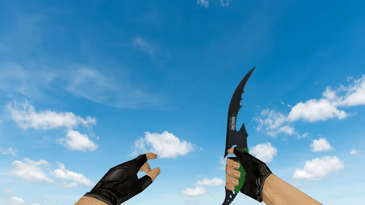 Скриншот Модель «Biohazard Knife» v_ p_ w_ для CS 1.6: звук, анимация осмотра, текстуры и настройка