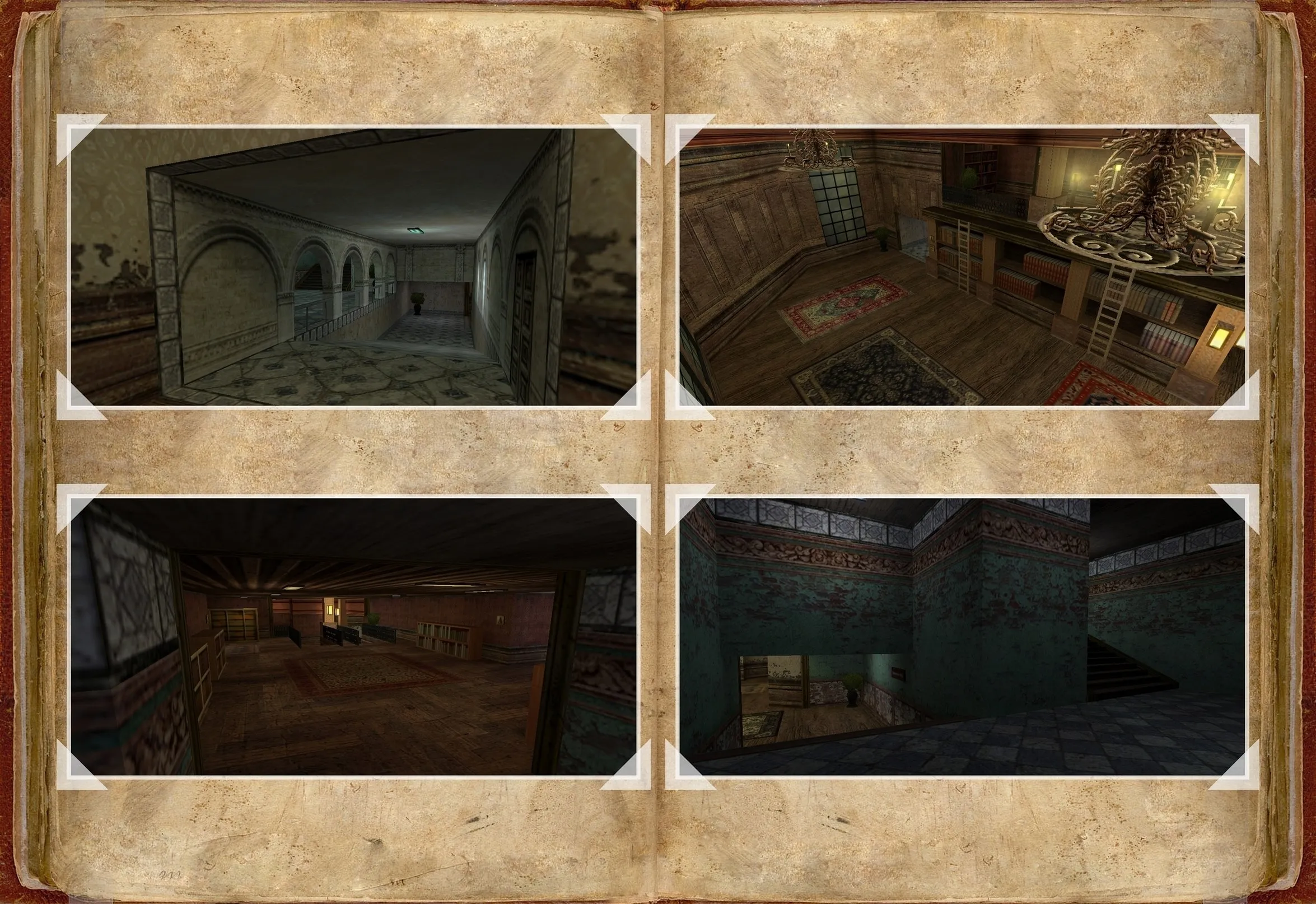 Скриншот  Карта de_library для CS 1.6: Тактика и особенности