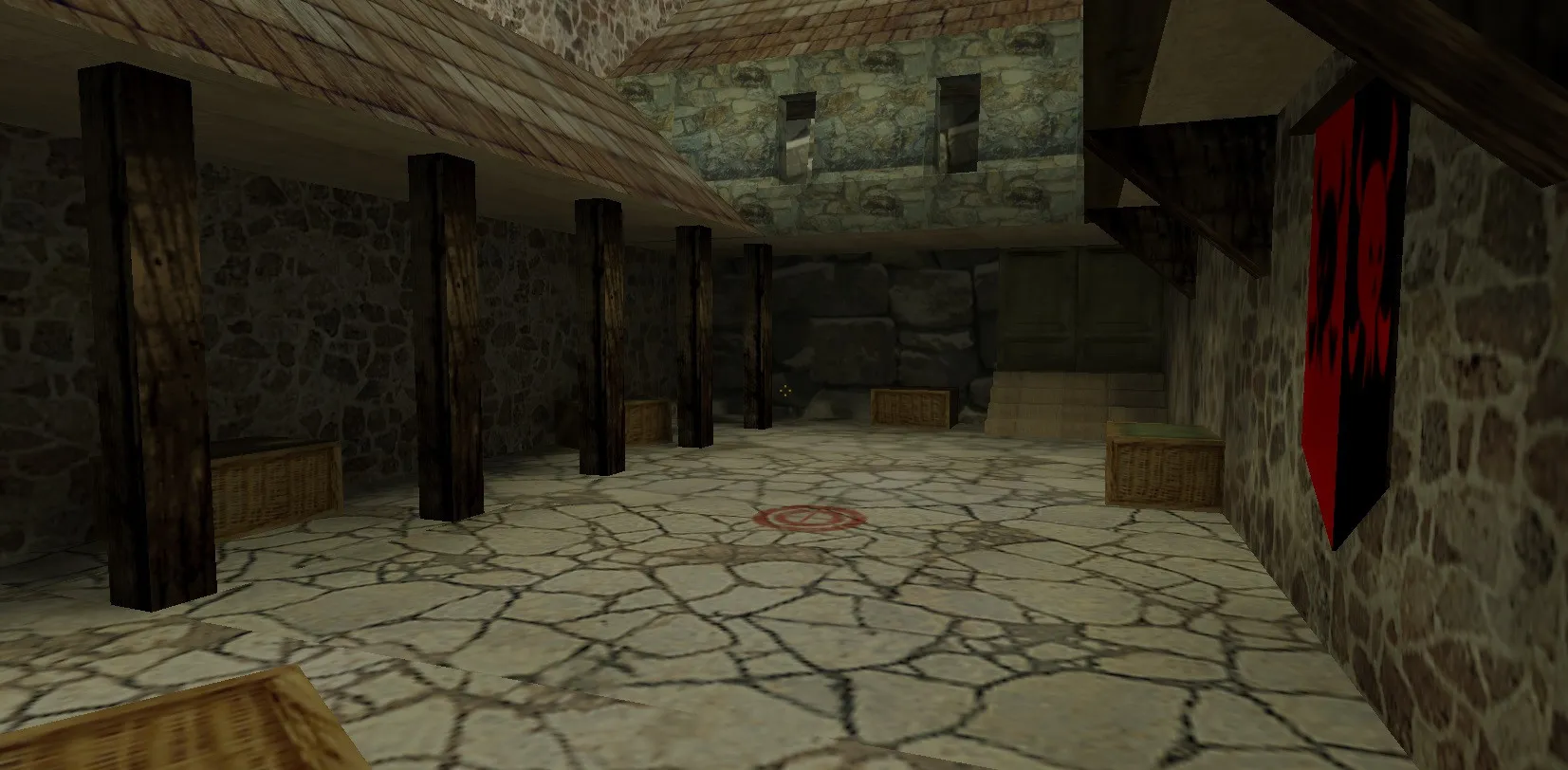 Скриншот  Карта de_as_rook для CS 1.6: точки, раунды, .nav для ботов и оптимизация wpoly/epoly