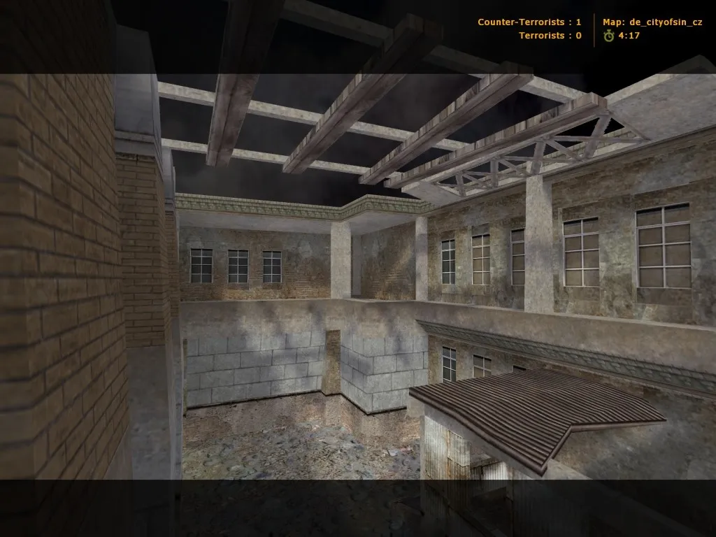 Скриншот  Карта de_cityofsin_cz для CS 1.6: точки, маршруты, баланс сторон, .nav для ботов и оптимизация