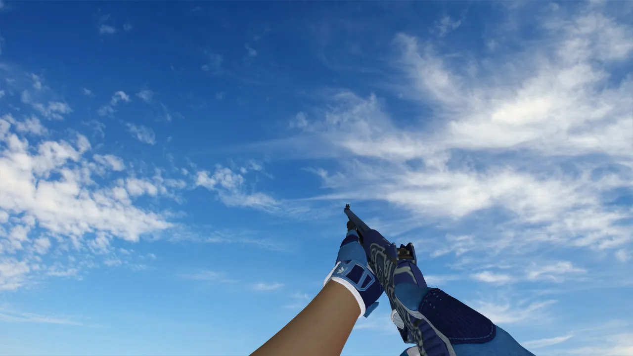 Скриншот  Пак моделей оружия «Sport Amphibious Pack» для CS 1.6: v_, p_, w_ модели, звуки и анимация осмотра