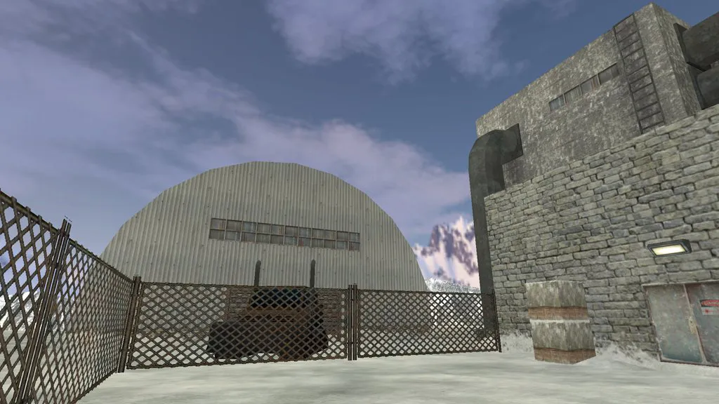 Скриншот  de_arcticzone для CS 1.6: тактика, точки, .nav для ботов и оптимизация карты