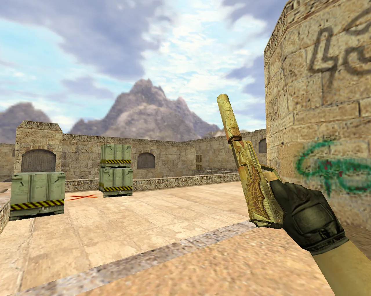 Скриншот Модель USP Золотой дракон для CS 1.6 - максимум качества и стиля