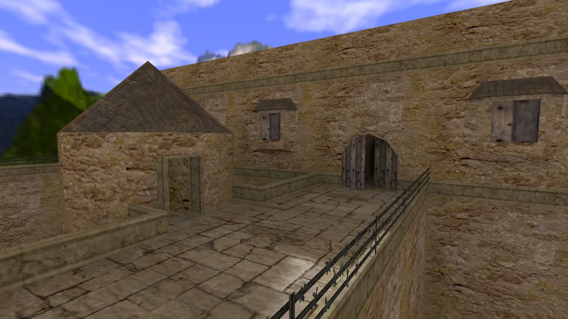 Скриншот  Карта de_nmcastle для CS 1.6: Тактические возможности и особенности