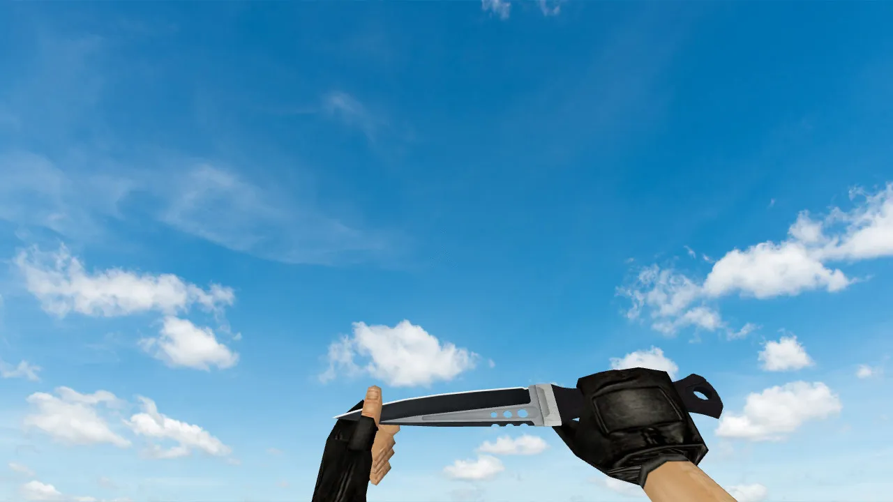 Скриншот Модель ножа «M48 Tactical Highland Sgian» v_ для CS 1.6: w_ и p_ модели, звук, анимация осмотра