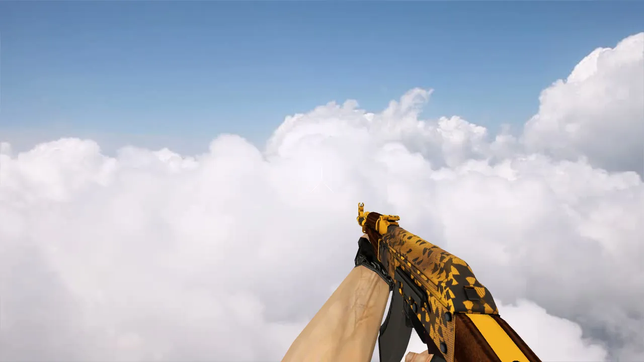 Скриншот Модель «AK-47 Reactor» для CS 1.6: v_ и p_ модели, звуки, анимация осмотра, качество текстур