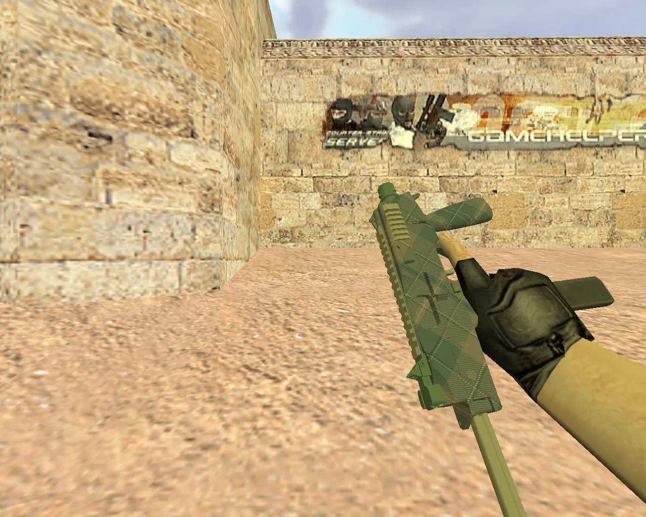 Скриншот Модель «MP9 Зеленая клетка» для CS 1.6 - Качественная замена