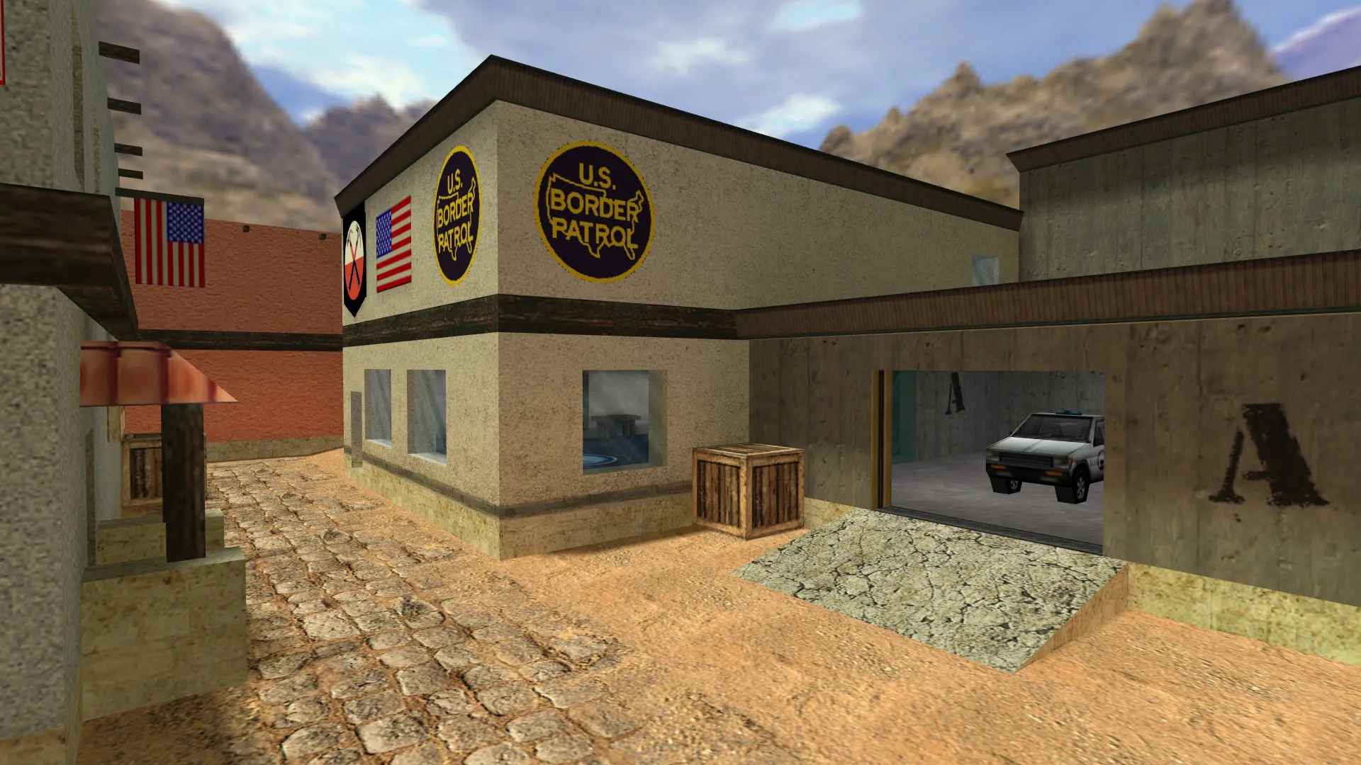 Скриншот  de_edifice для CS 1.6: тактики за CT/T, точки, .nav и оптимизация wpoly/epoly