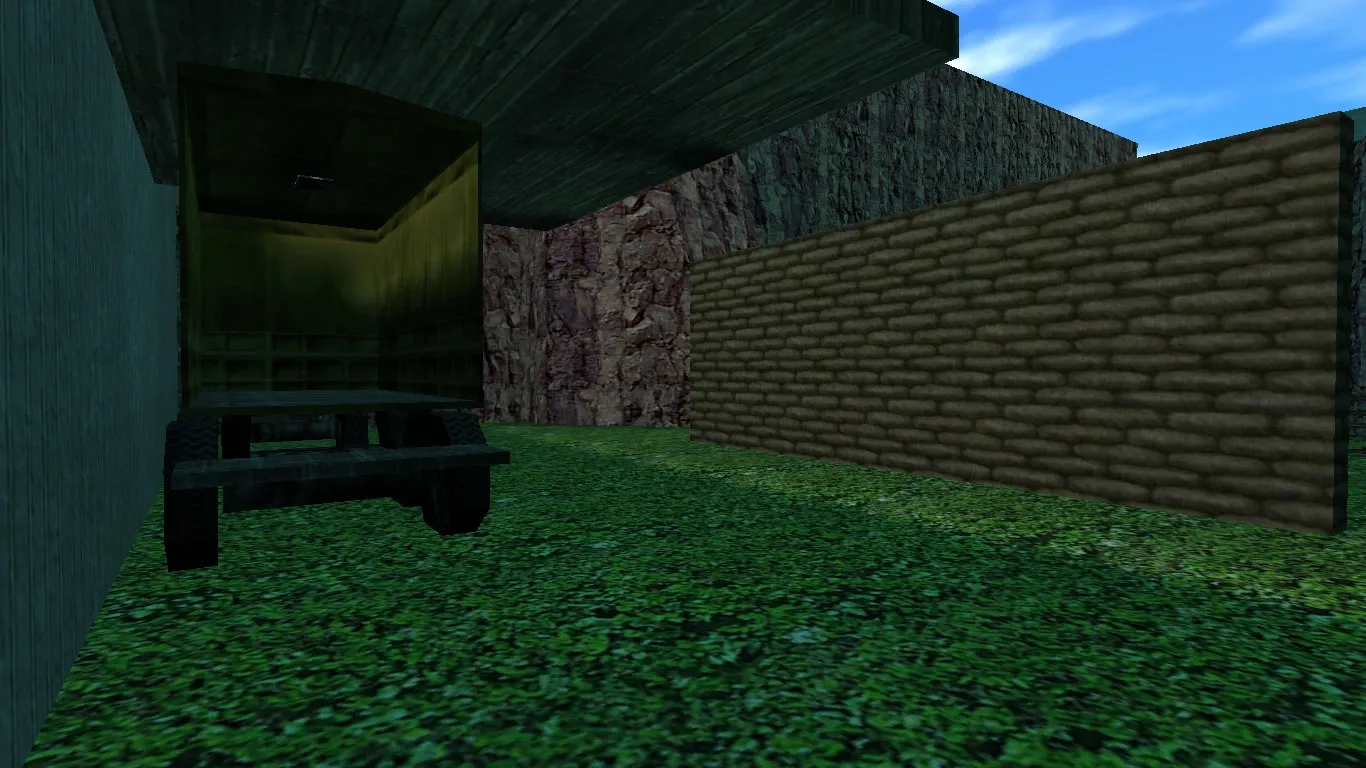 Скриншот  Карта de_1on1 для CS 1.6: тактика 1v1, точки, .nav для ботов, оптимизация wpoly/epoly