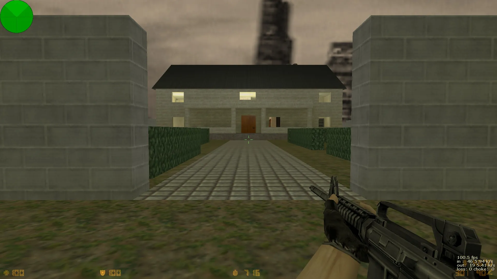 Скриншот  cs_mansion2022 для CS 1.6: баланс сторон, 2 спавна КТ, камеры, заложники в коридоре