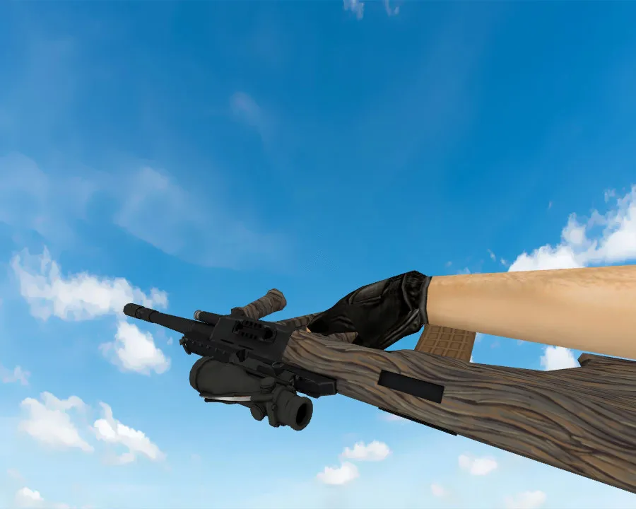 Скриншот Модель AUG | Застарелое дерево (Spalted Wood) для CS 1.6