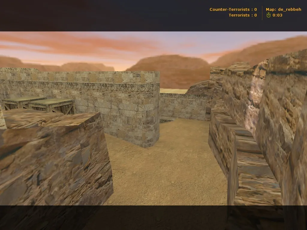 Скриншот  Карта de_rebbeh для CS 1.6: Обзор и тактика
