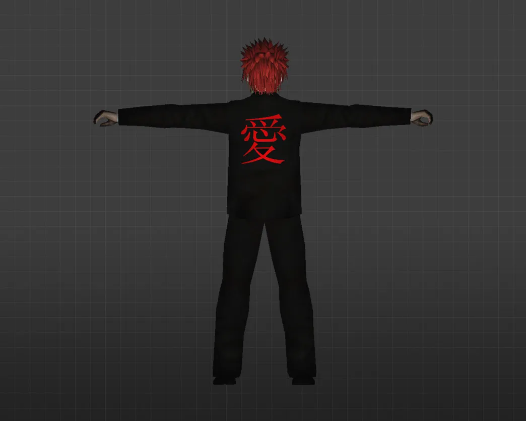 Скриншот Модель «Гаара» для CS 1.6 - Уникальный скин для фанатов аниме