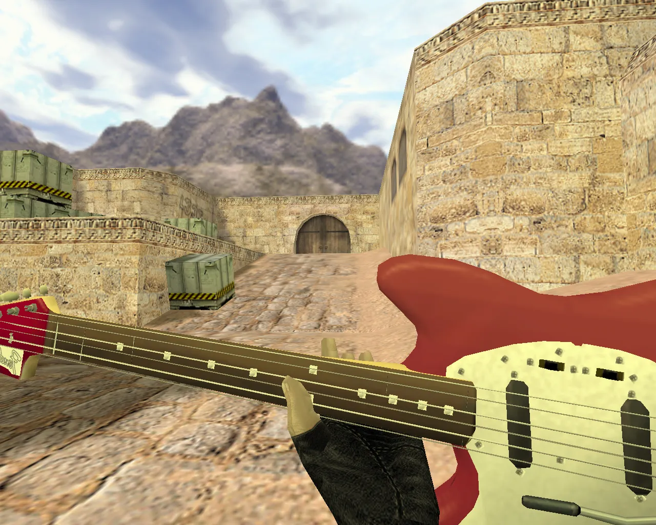 Скриншот Модель «Дробовик Гитара» для CS 1.6 – Скачай и играй