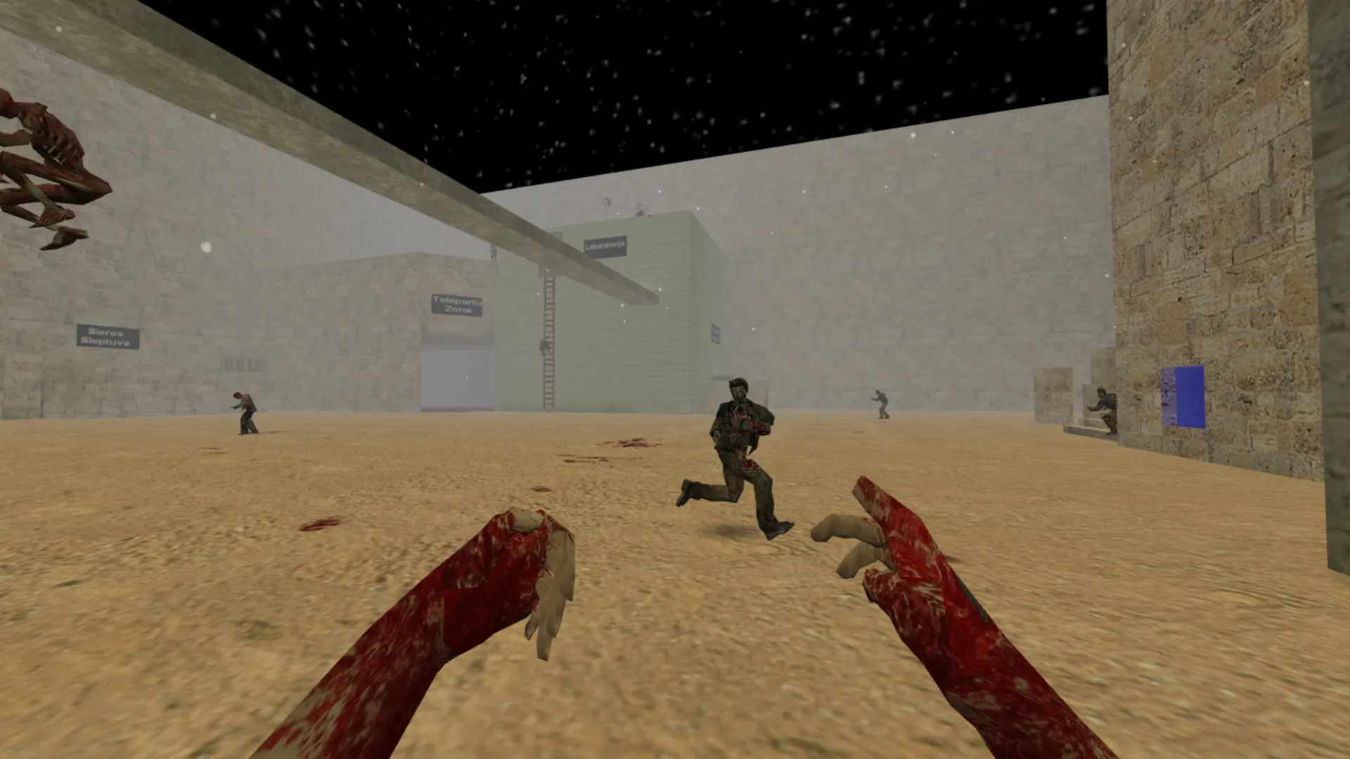 Скриншот Нож-бабочка Purple Error v_ knife модели для CS 1.6: анимация осмотра, звук, качество текстур